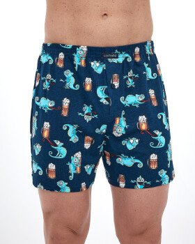 Boxerky Cornette Classic 011/175 3XL-4XL tmavě modrá 5XL