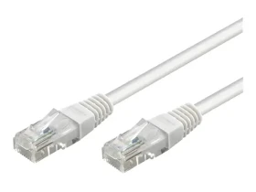 Goobay 68638 biela / Patch kábel / CAT 6 / U/UTP / 7,5 m (68638)