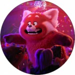 Jedlý papier Proměna Mei ako panda na večierku 19,5 cm - Pictu Hap - Pictu Hap