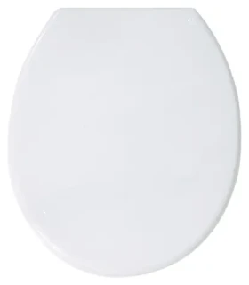 MSV WC doštička biela / Polypropylén / Nerezové pánty / 440 x 365 x 35 mm
