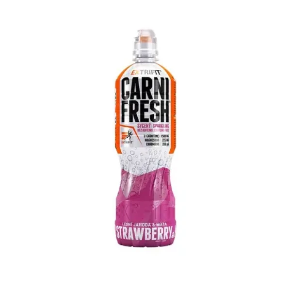 Extrifit Carnifresh Sparkling Caffeine free 850 ml wild strawberry mint (17127)