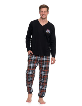 Moraj PDM 4600-011 pyžamo dĺžka/r M-2XL černá XL