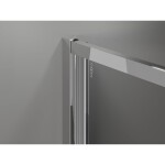 MEXEN/S - Exo sprchovací kút skladacie dvere 80 x 85, transparent, chróm 816-080-085-01-00