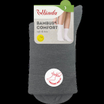 Dámske bambusové ponožky BAMBUS LADIES COMFORT SOCKS - BELLINDA - sivé 35 - 38
