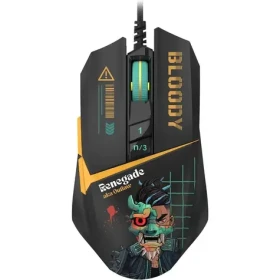 A4Tech Bloody W63 Max čierna / Herná optická myš / 12 000 DPI / 2000 Hz / RGB / USB (A4TMYS47619)