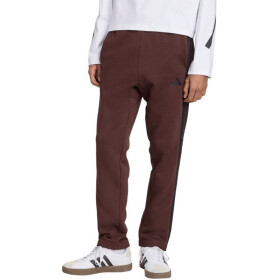 Pánske tričko adidas Essentials 3-Stripes Fleece Brown JX0713 XL