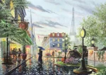 ART PUZZLE 4574 Puzzle Letný dážď v Paríži