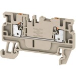 Weidmüller 1552790000 priechodná svorka 3.5 mm pružinová svorka sivá 100 ks; 1552790000