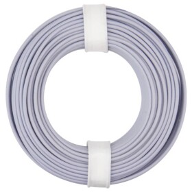 Donau Elektronik 175-019 opletenie / lanko LiY 1 x 0.75 mm² + 1 x 0.75 mm² sivá 1 ks; 175-019