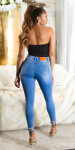 Sexy Skinny Ripped Jeans denimblue