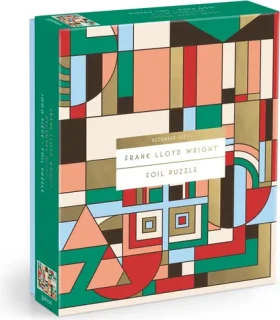 Galison Puzzle Frank Lloyd Wright: Decembrové darčeky metalické