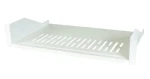EFB montážna polica 19" sivá / Montážna polica / 2U / nosnosť 22 kg / hĺbka 400 mm (691650GR.2B)