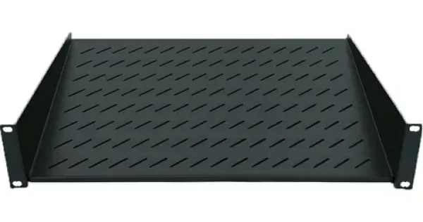 Intellinet polica čierna / Rack polica / 19" / 1U / hĺbka 150 mm / nosnosť 25 kg / predná montáž (712491)