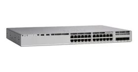 Cisco Catalyst 9200L 24 Port PoE+ / Switch / 24x GbE RJ-45 / 4X 10G uplink / Network Advantage / Spare (C9200L-24P-4X-A)