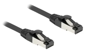 DeLock RJ45 Cat.8.1 S/FTP čierna / Sieťový kábel / 5 m / 40 Gbps / LSZH (80574)