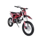 Mamido Detská benzínová motorka RamiGO ULTRA 66 125CC červená