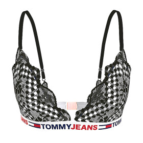 Dámska čipkovaná podprsenka Undersized Jeans UW0UW03829-BDS - Tommy Hilfiger S