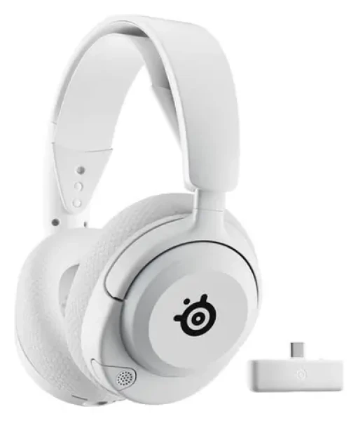 SteelSeries Arctis Nova 5X biela / Herné bezdrôtové slúchadlá / mikrofón / BT 5.3 / USB-C / 3.5 mm (61677)