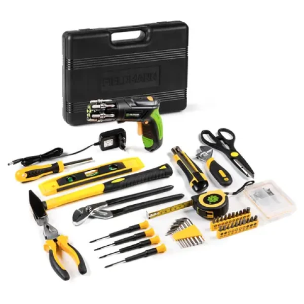 Fieldmann FDG 5018-108AR+FDS10102 / Sada náradia s aku skrutkovačom (50005325)