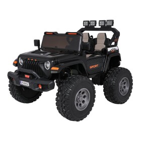 Mamido Elektrické autíčko Extreme Sport 4x4 s premenlivou veľkosťou čiernej