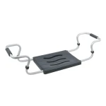 MSV sedátko do vane nastaviteľné šedé / oceľ / 50-70 cm / do 120 kg (3700703903178)