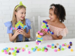 Mamido Farebné kocky Cube Pink Meli 100 dielov ZA5667