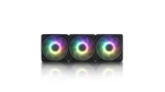 InWin Mercury AM120S RGB 3ks čierna / 120mm / 29 dB @ 2000 RPM / Long Lifespan Sleeve Bearing / 60 CFM / 3-Pin + 4-Pin (IW-FN-AM120S-3PK)