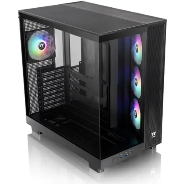 Thermaltake View 380 XL TG ARGB čierna / ATX / 2x USB-A 3.2 / 1x USB-C / 4x120mm / bez zdroja / priehľadná bočnica (CA-11E-00M1WN-00)