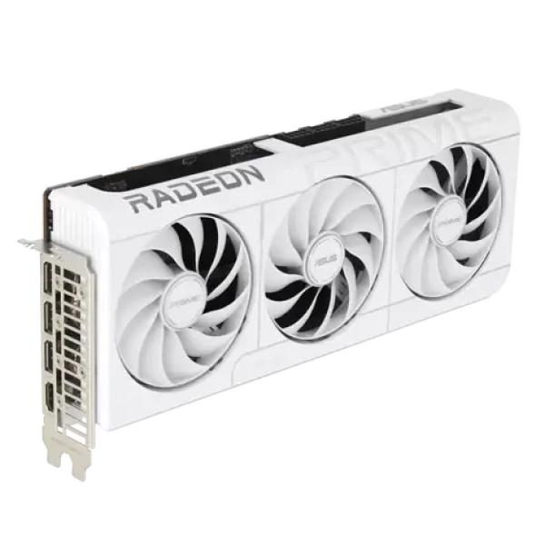 Asus Prime Radeon RX 9070 XT White OC / Grafická karta / 2480 MHz / 16GB GDDR6 / 256-bit / 1x HDMI + 3x DP (90YV0L75-M0NA00)