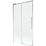 MEXEN/S - Rox vaňová zástena 2-krídlová posuvná 100 x 150, transparent, chróm 8C9-100-001-01-00