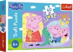 Trefl Puzzle Prasiatko Peppa: Šťastná Peppa