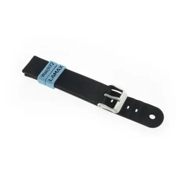 LAMAX WatchY2 Black - strap / silikónový remienok vrátane pútok pre LAMAX WatchY2 (LMXWY2SB)