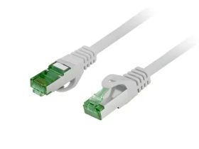 Lanberg CAT7 S/FTP Patch Cord 2m šedá / Sieťový kábel / LSZH / Cu / 500 MHz (PCF7-10CU-0200-S)
