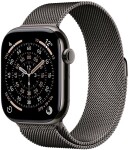 Apple Watch 11 GPS + Cellular 46mm Srokove Titanium Milanese Loop M/L Grafitový (MFD44ZR/A)