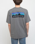 Patagonia M's P-6 Logo Responsibili-Tee® Gravel Heather L