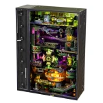 Robotime 3D mechanická skladačka guličkovej dráhy Mesto alchýmie