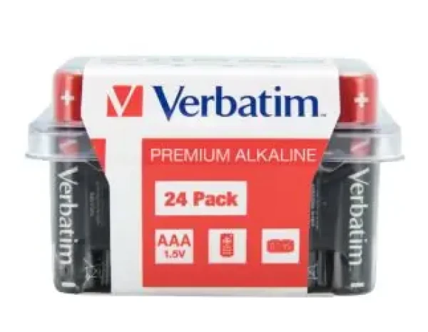Verbatim 49504 Alkalické batérie AAA (24ks) / 1.5V (49504)