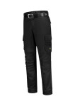 Pracovné nohavice Twill Cordura Stretch unisex pracovné nohavice čierne 55