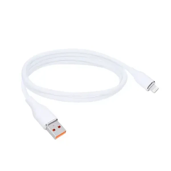 Solight SSC15005-S Kábel Lightning (M) - USB-A (M) 0.5m biela / silikón (SSC15005-S)