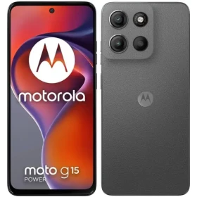 Motorola Moto G15 Power 8+256 GB šedá / 6.7" LCD / 256GB / Android 15 / Vegánska Koža (PB6G0001PL)