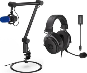 Endorfy Mikrofon Endorfy Solum Broadcast (EY1B008) + Słuchawki Viro Plus USB