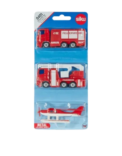 SIKU Blister set - hasičský set 3 ks