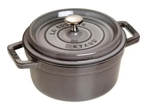 Staub La Cocotte 20 cm grafitová šedá / Kastról s pokrievkou / liatina (1003913)