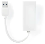 Nedis adaptér USB-A - RJ45 biely / Adaptér / USB 3.2 Gen 1 / 1 Gbps / 20 cm (CCGB61950WT02)