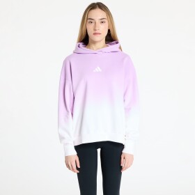 Mikina adidas All Szn Loose Dip Dye Hoodie White/ Bliss Lilac M