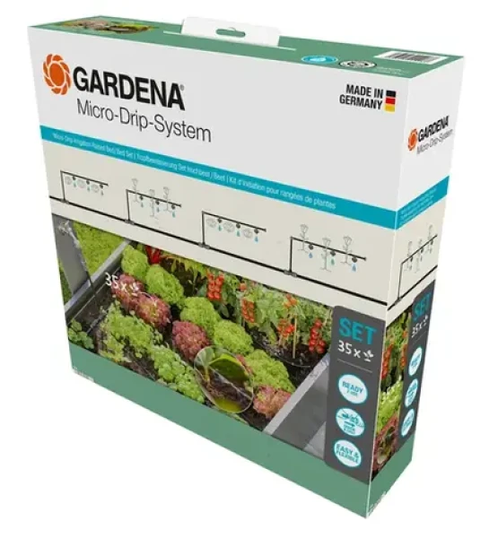 Gardena 13455-20 Micro-Drip-System Štartovacia sada pre vyvýšené záhony/záhony (35 rastlín) (13455-20)