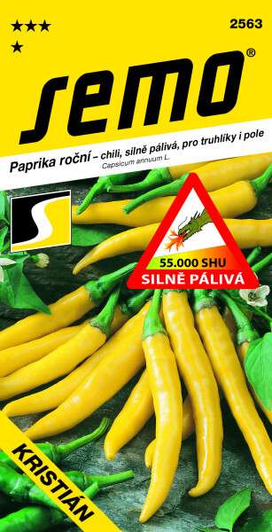 SEMO Paprika ročná Kristián chili žltá