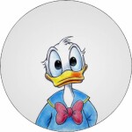 Jedlý papier Kačer Donald bez klobúka 19,5 cm - Pictu Hap - Pictu Hap