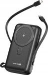 Swissten SWISSTEN, Powerbank, s bezdr�tov�m nab�jen�m, Li-Pol, 5/9/12V, zintegrowany kabel USB-C + Lighting, 20000mAh, USB-C,USB-A,Kabel Li