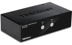 Trendnet TK-241DP / KVM prepínač / DisplayPort 1.2 / 4K UHD / USB Hub / Audio (TK-241DP)